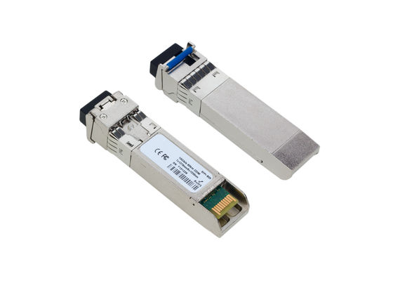 Porcelana 10GB SFP+ BIDI 1490/1550 80km DDM SFP+ Transceptor con múltiples proveedores MSA Compatible proveedor