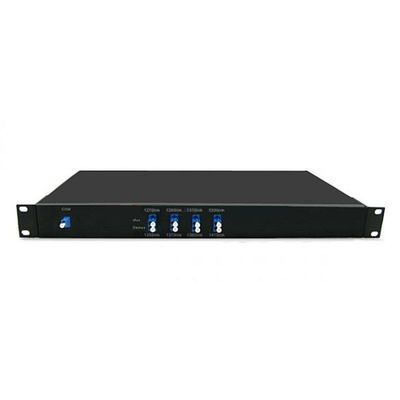 1U 19inch Type 4 Channels 8 Wavelenghes CWDM MUX  and DEMUX CWDM Multiplexer
