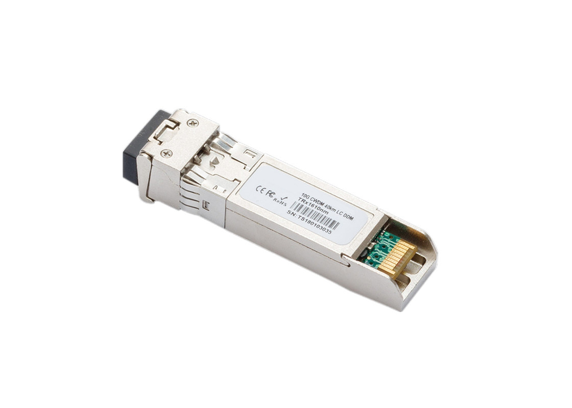 10G SFP+ CWDM 1270nm 10km DDM SFP+ Transceiver with Multi-Vendor MSA Compatible