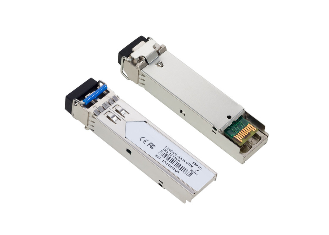 1.25G Single Mode SM SFP 1310nm 40KM Transceiver Multi Vendor MSA Compatible