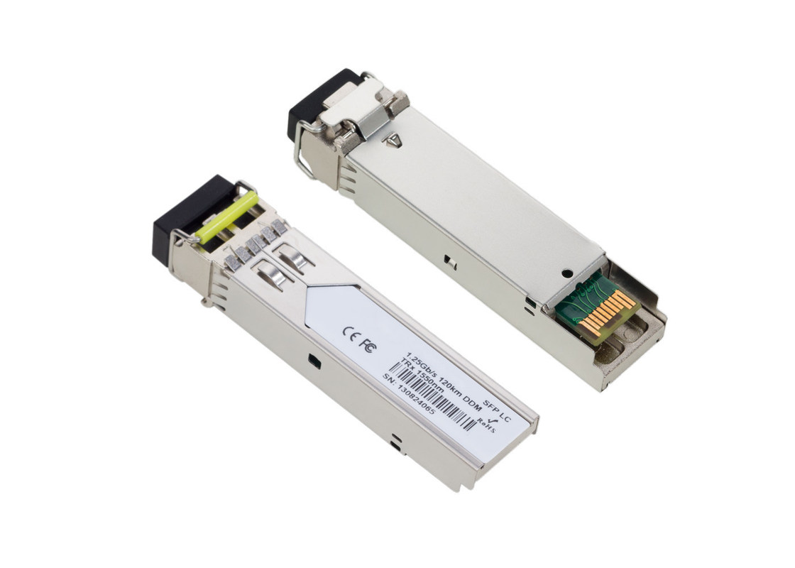 1.25G Single Mode SM SFP 1550nm 120KM Transceiver Multi Vendor MSA Compatible