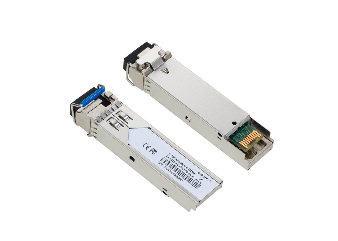 1.25G BIDI Single Fiber SM SFP 1490/1550nm 120KM Transceiver Multi Vendor MSA Compatible